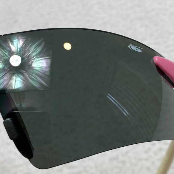 VINTAGE Bolle Microedge 10940 Sunglasses Pink / White Made In Italy - Picture 2 of 16